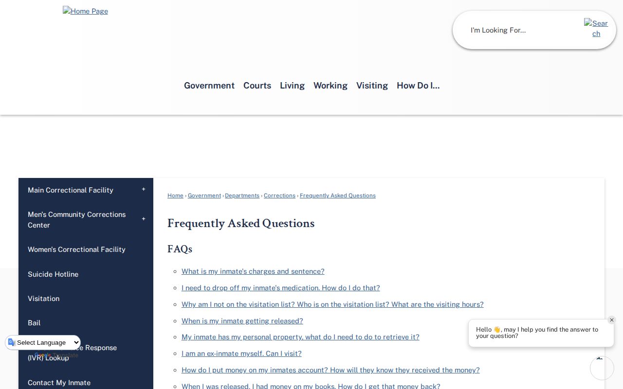 Bucks County 72-hour release check Corrections FAQ